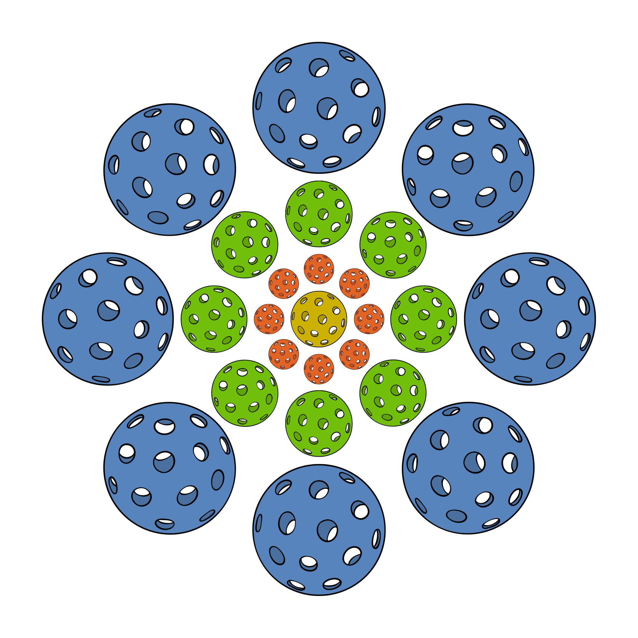 Pickleball Circles Collection