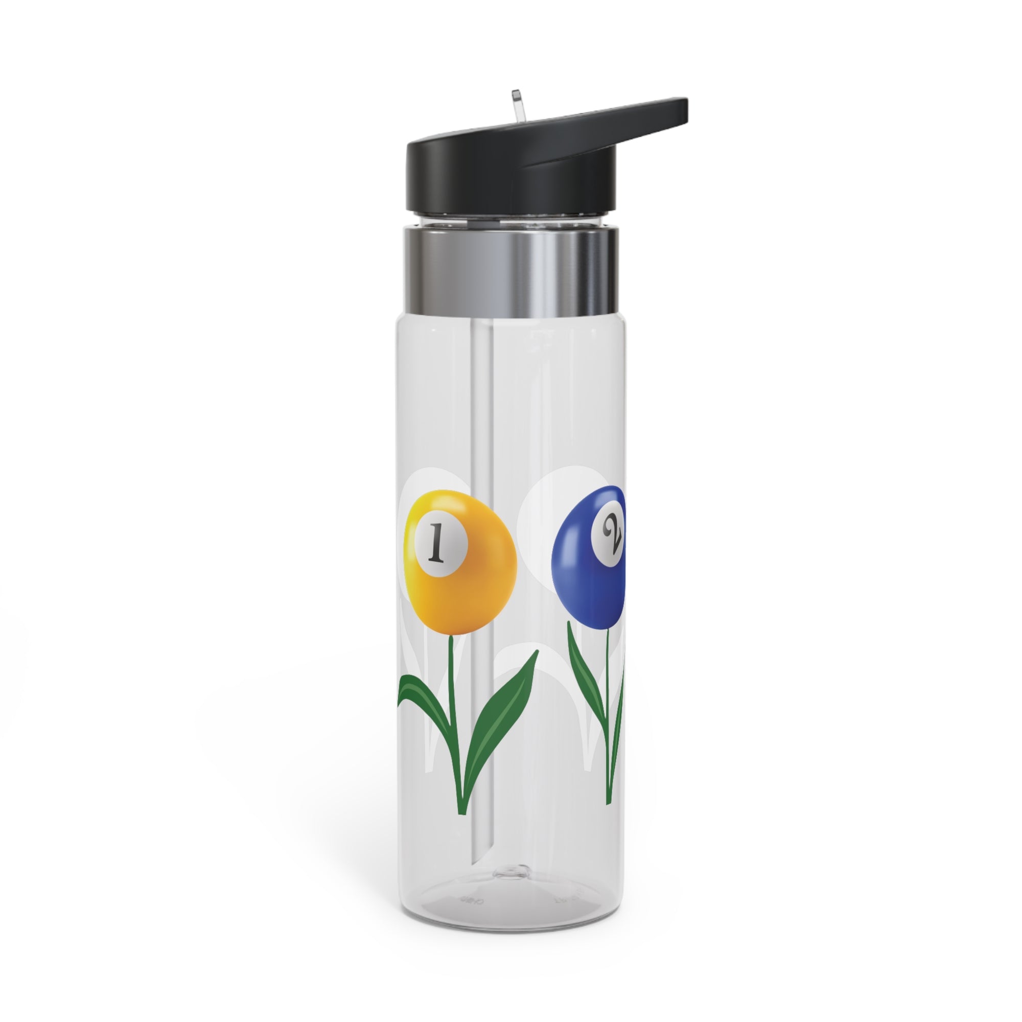 Billiards Water Bottle | Billiards Ball Flowers